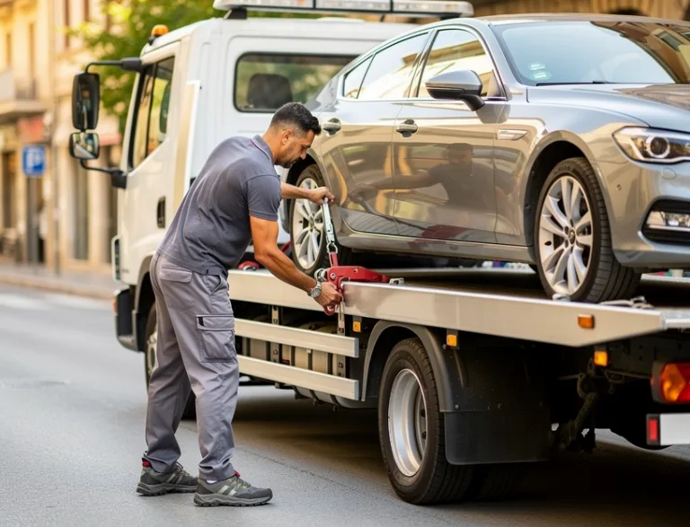Grúa servicio en San Pedro Alcantara